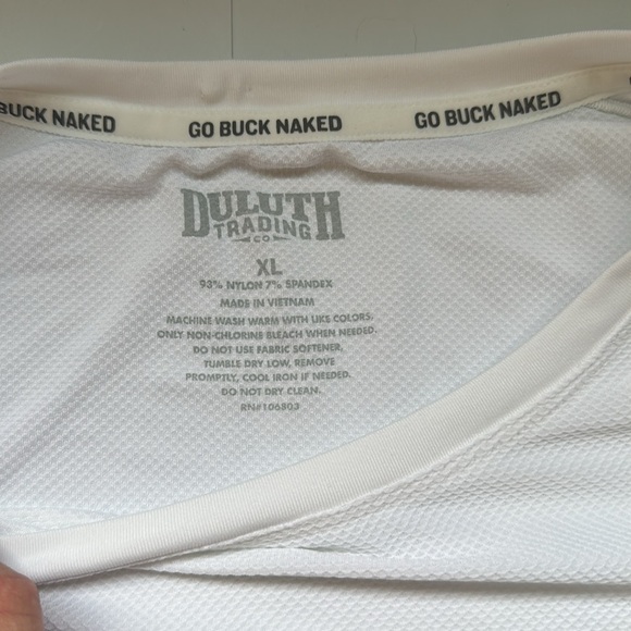 Duluth Trading Go Buck Naked T-shirt - Picture 4 of 7